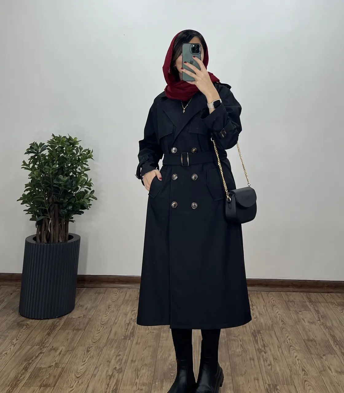 بارونی بلند ضد آب دنیز